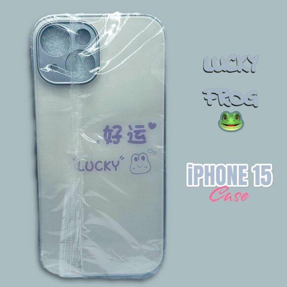 Apple iPhone 15 Lucky Frog Anime Cell Phone Case. NEW! - Picture 1 of 4